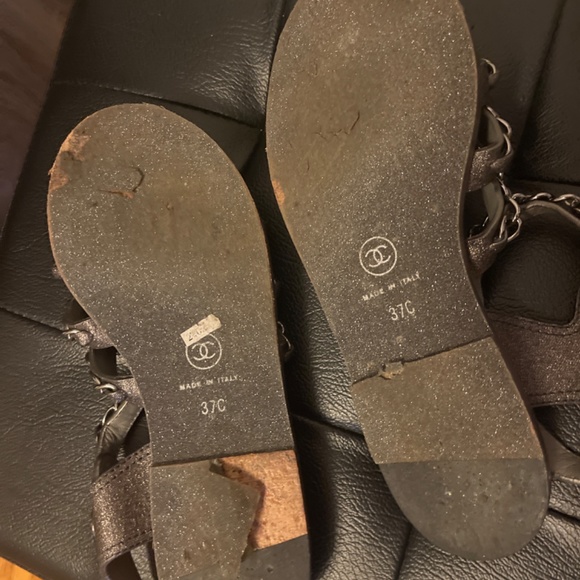 Chanel chain sandles - Picture 2 of 2